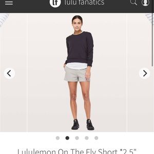 Lululemon 2.5 inch shorts